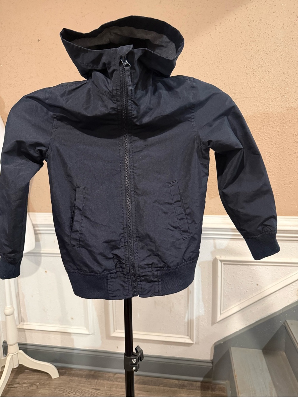 PLACE Boys Navy Hooded Jacket